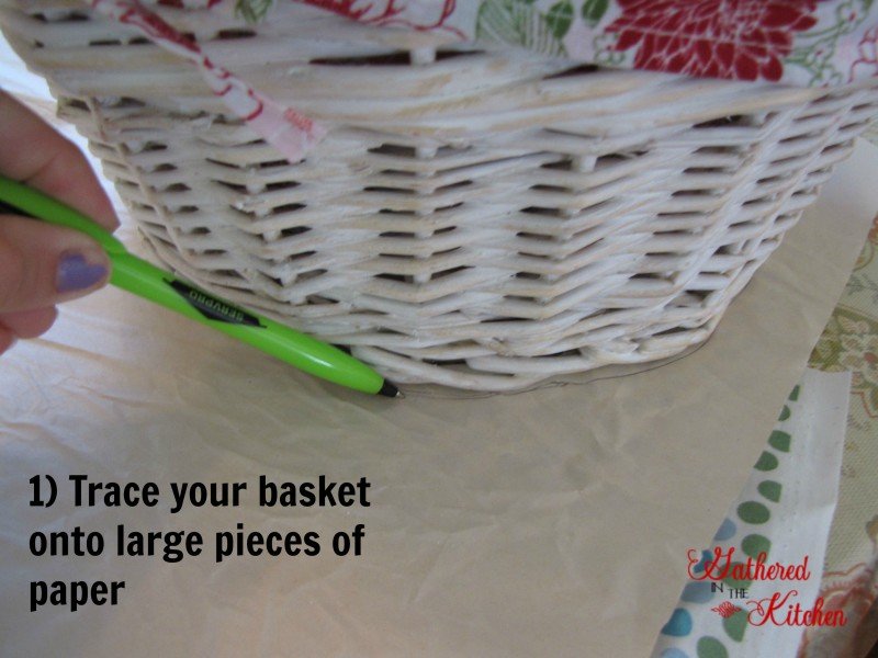 How to Make a Round Basket Liner with Handles: Easy DIY Sewing Tutorial ...