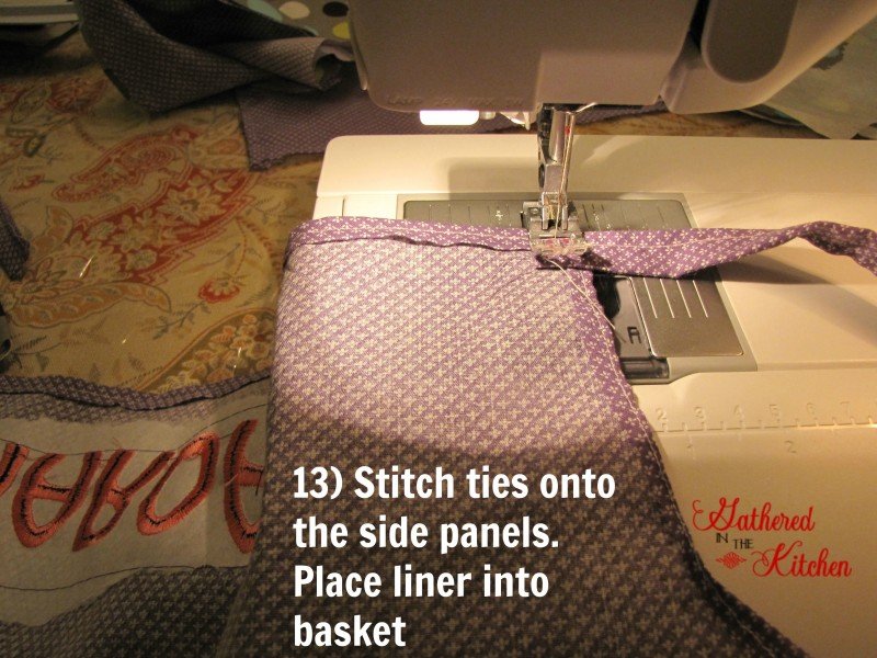 How to Make a Round Basket Liner with Handles: Easy DIY Sewing Tutorial ...