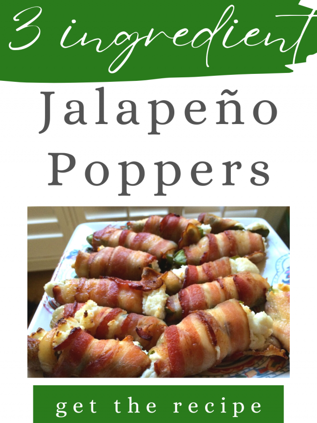 3 Ingredient Jalapeño Poppers recipe Gathered In The Kitchen
