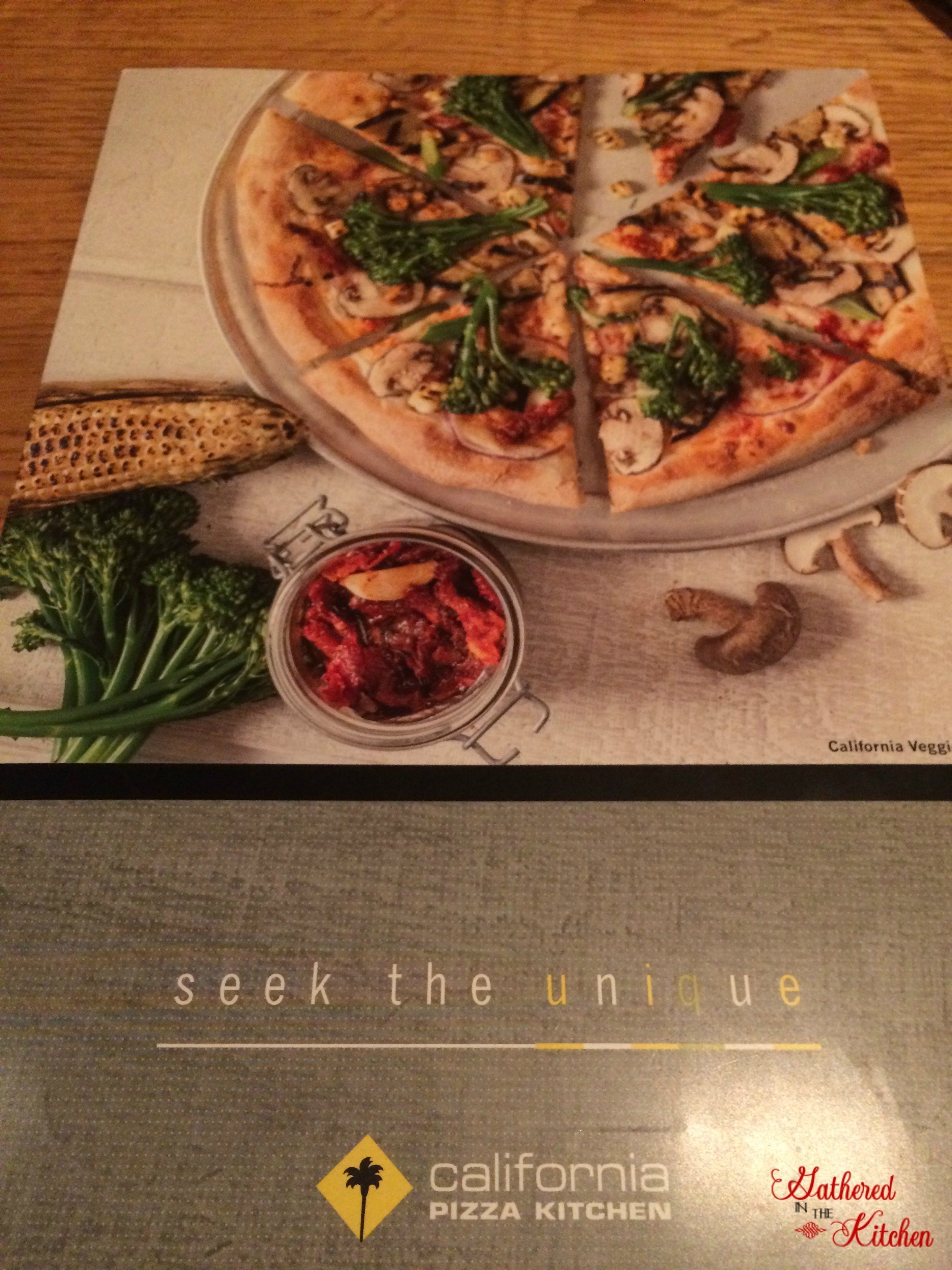 California Pizza Kitchen S New Menu Gathered In The Kitchen   California Pizza Kitchen Menu 