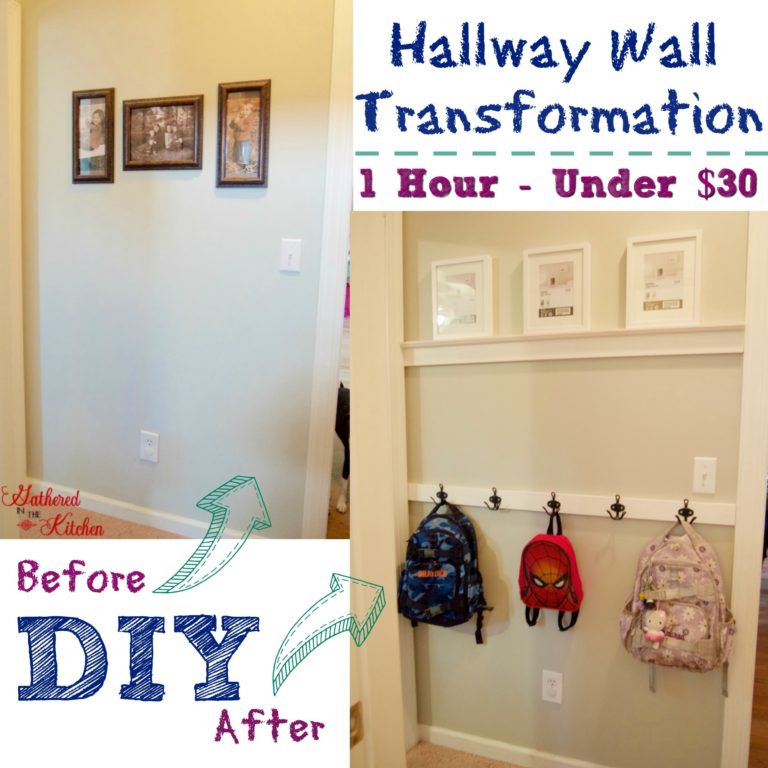 DIY Hallway Wall Transformation | Gathered In The Kitchen