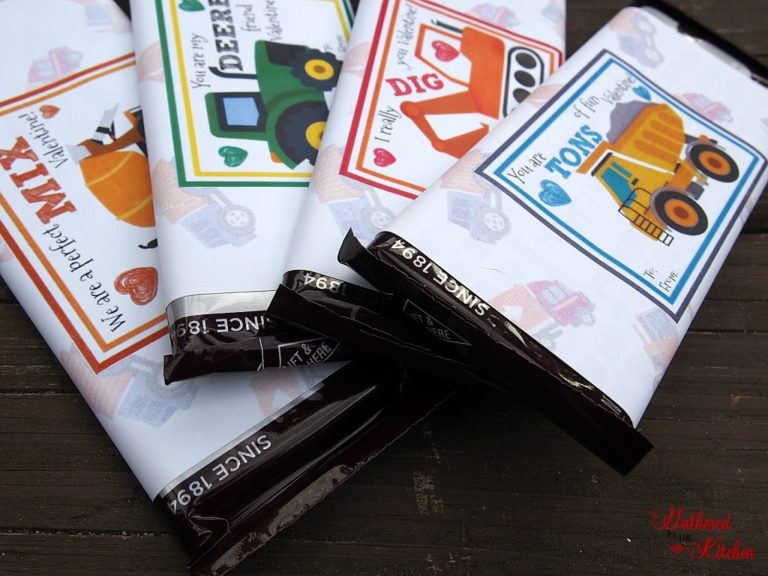 Valentine's Day Hershey Bar Printables | Gathered In The Kitchen