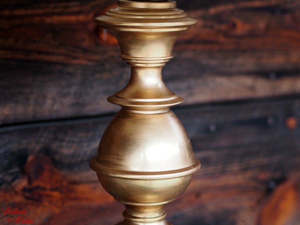 How to Use Rub-n-Buff to Make a Brass Lamp Look like Expensive Bronze