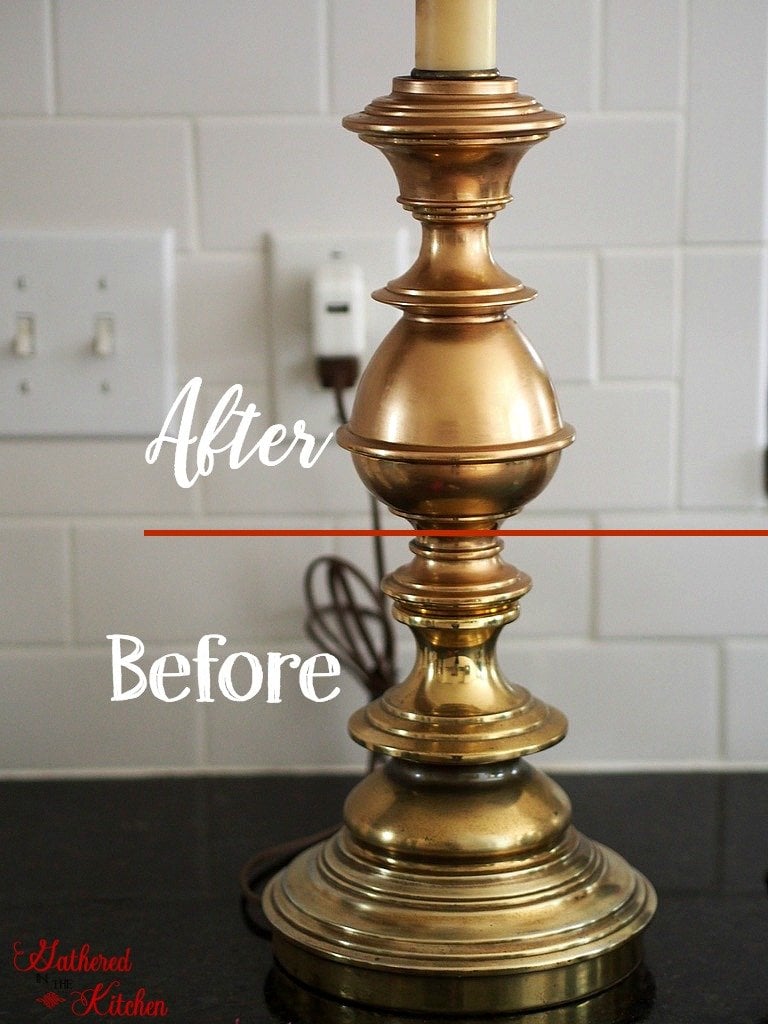 How to Use Rub-n-Buff to Make a Brass Lamp Look like Expensive Bronze