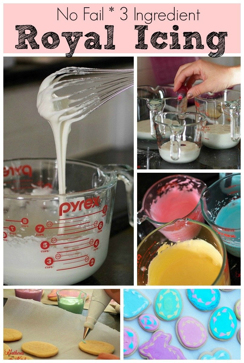 No Fail 3 Ingredient Royal Icing Recipe