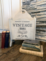 Upcycled Magazine Holder | Before & After | Gathered In The Kitchen