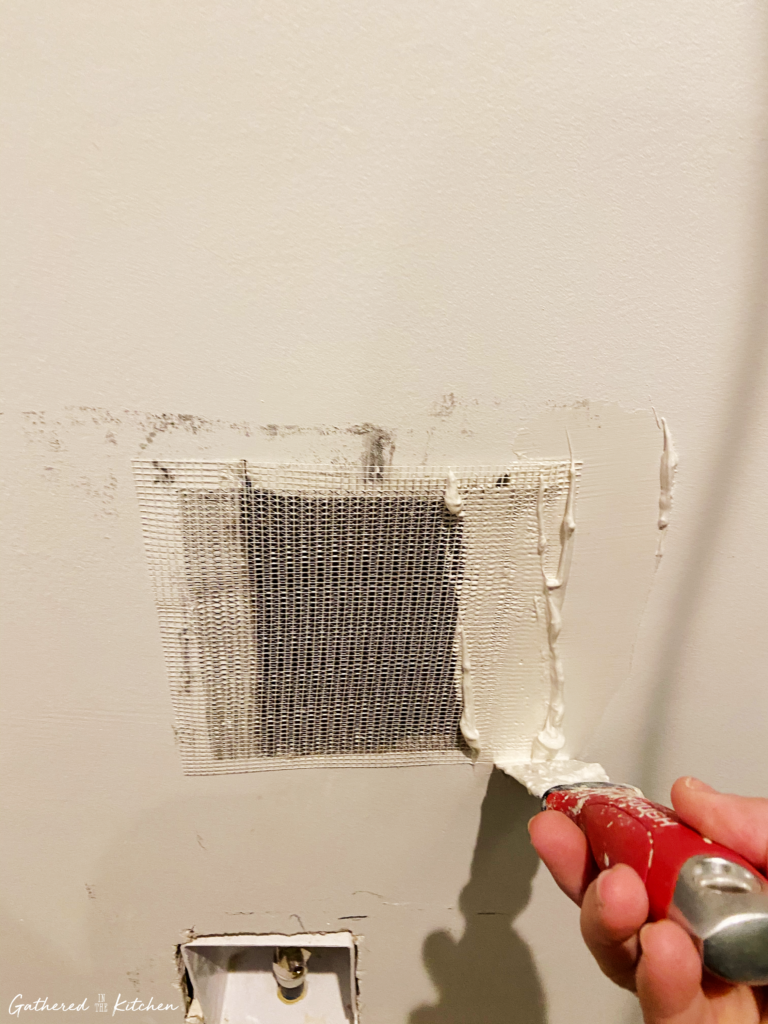 How To Patch A Hole In Drywall | Gathered In The Kitchen