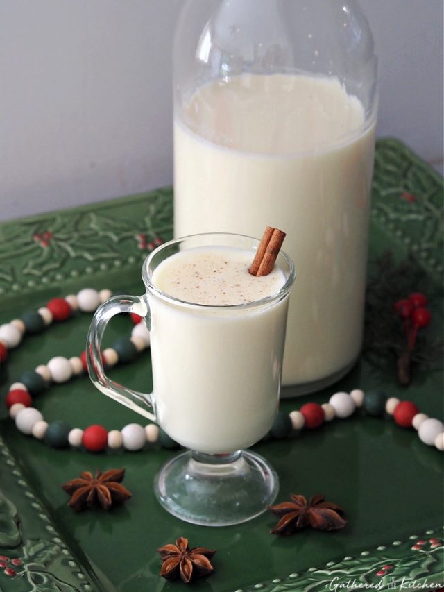 How To Make Homemade Eggnog + Recipe | Gathered In The Kitchen
