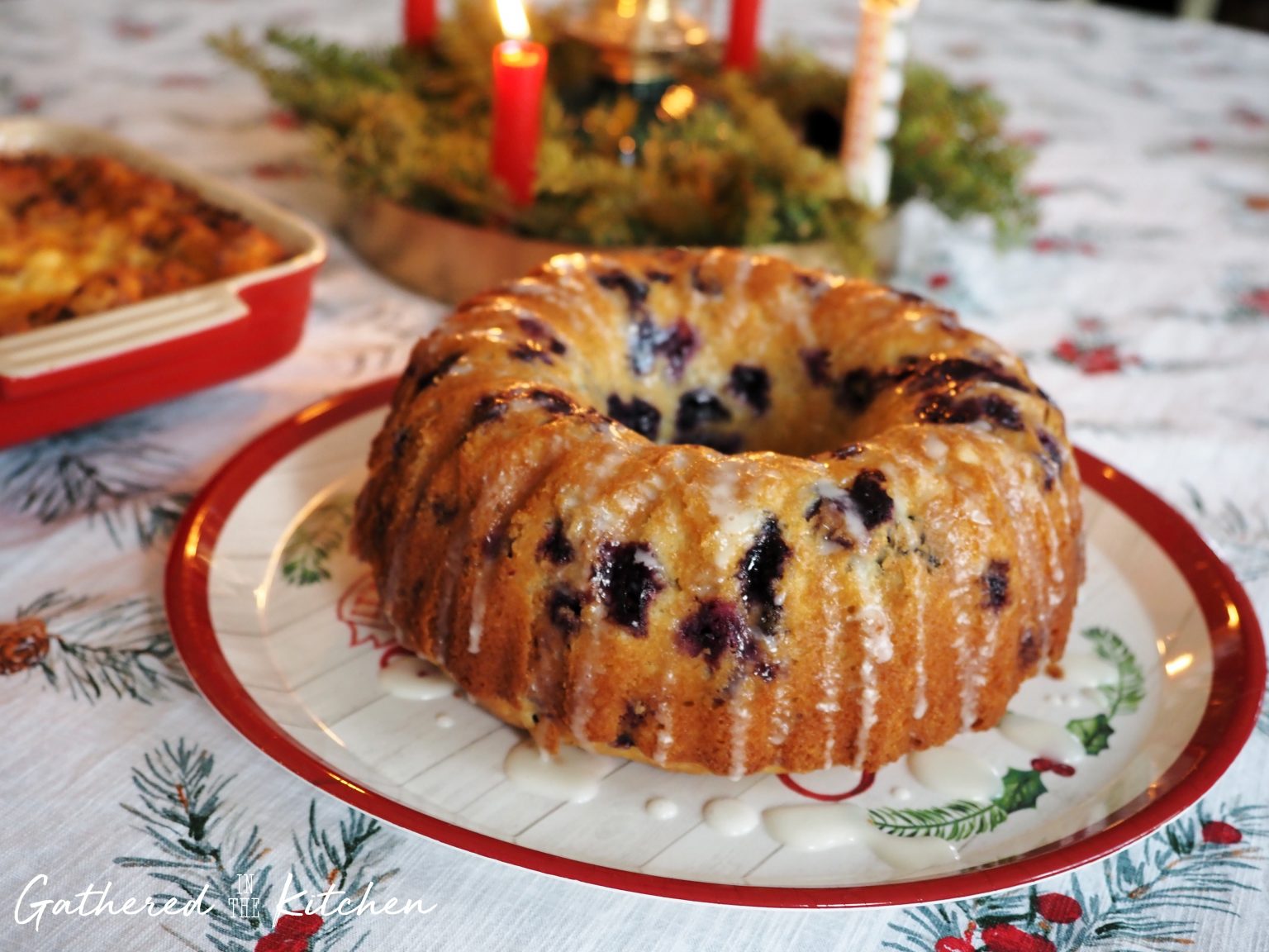 Blueberry Breakfast Bundt Cake Gathered in the Kitchen