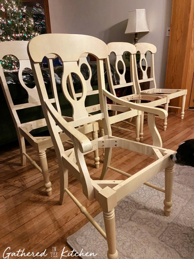 how to cover dining room chair seats