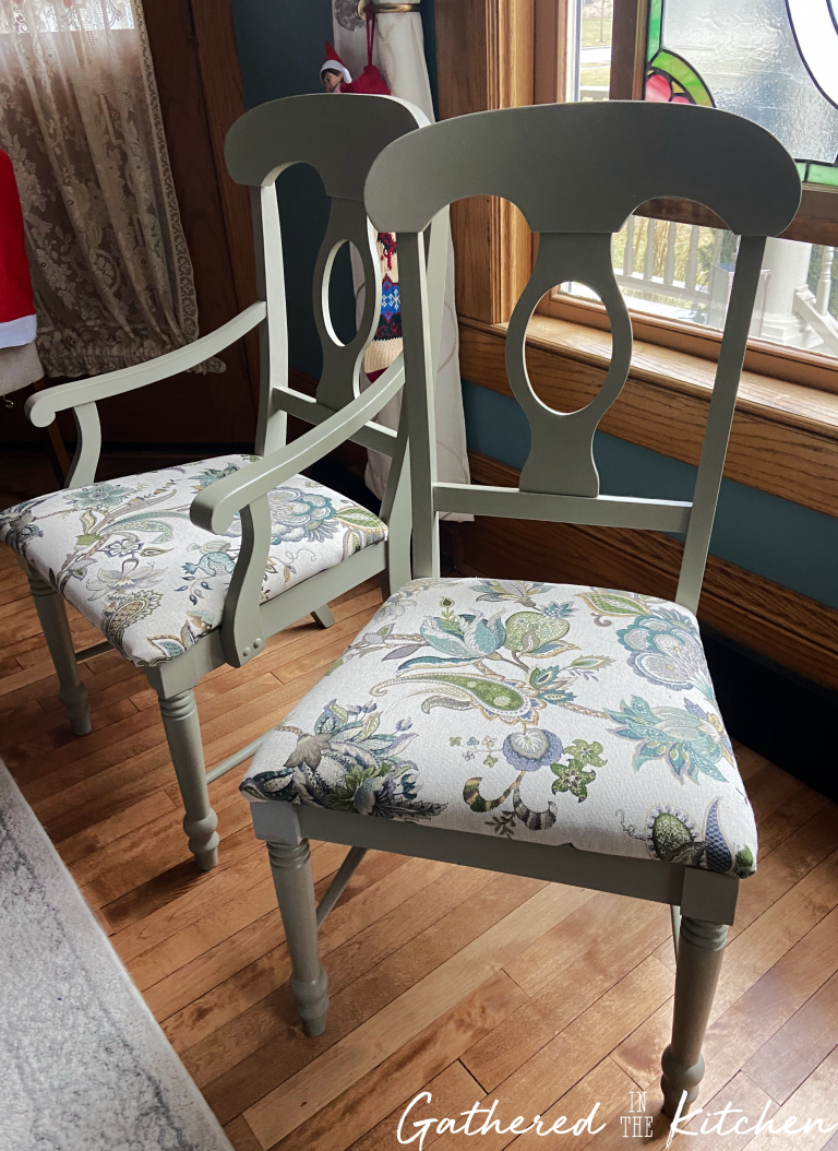 How To Reupholster Dining Chair Cushions StepbyStep DIY Tutorial
