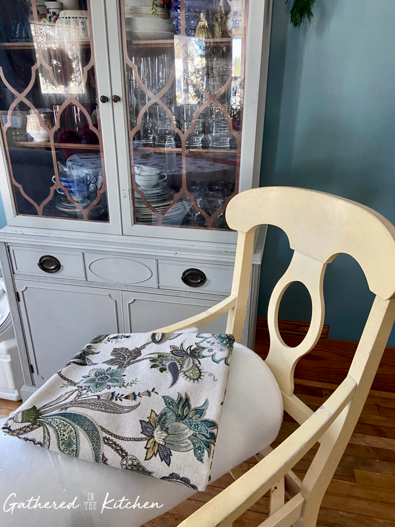 Diy dining chair online cushion