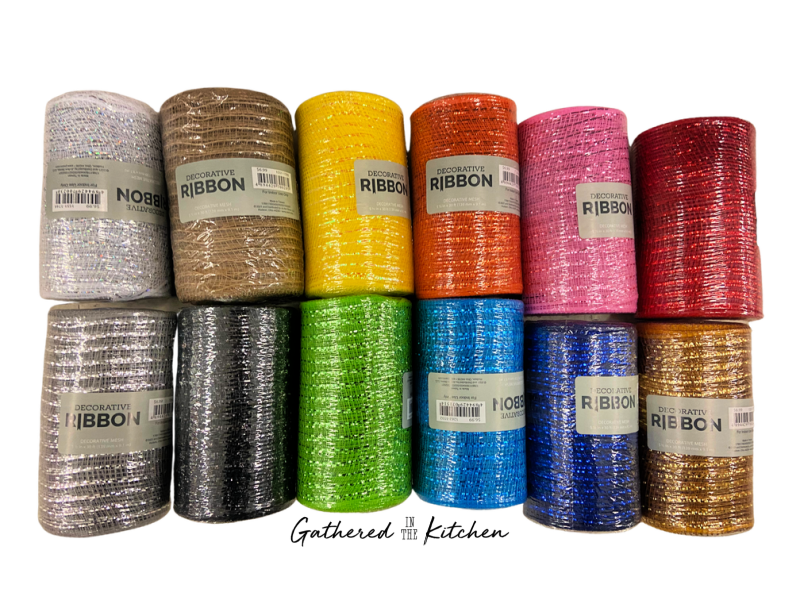 Deco mesh clearance ribbon