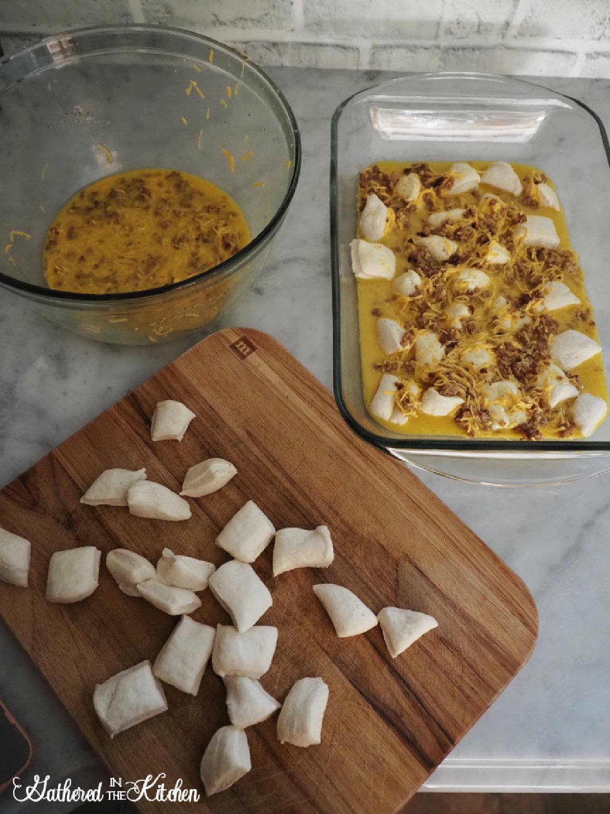 StoreBought Canned Biscuit Breakfast Casserole Recipe Gathered in