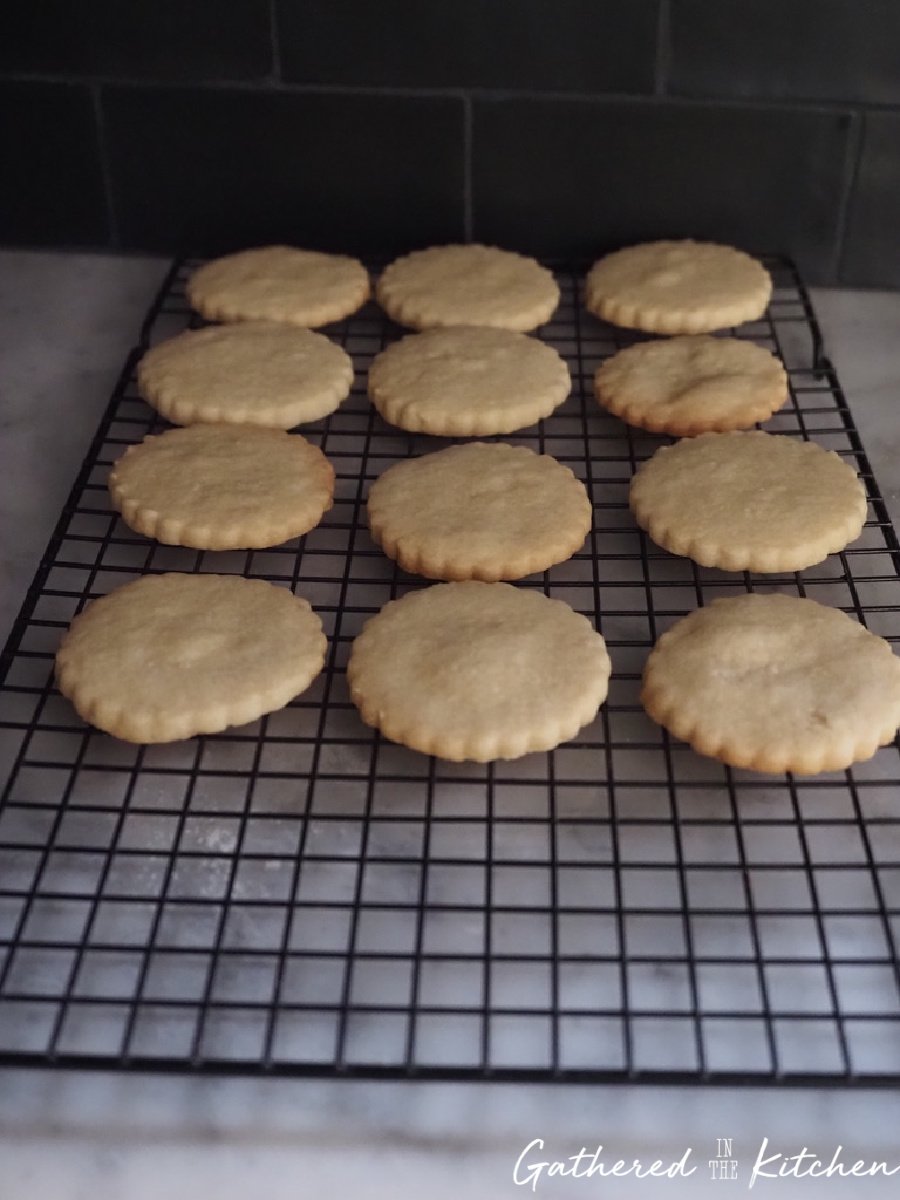 Simple Shortbread Cookie Recipe Dipped In Chocolate Gathered in the