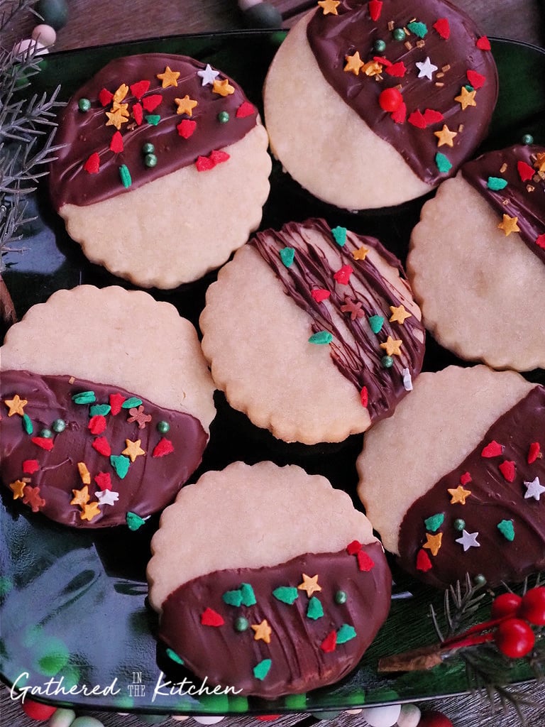 Homemade Shortbread Cookies – With Sprinkles on Top