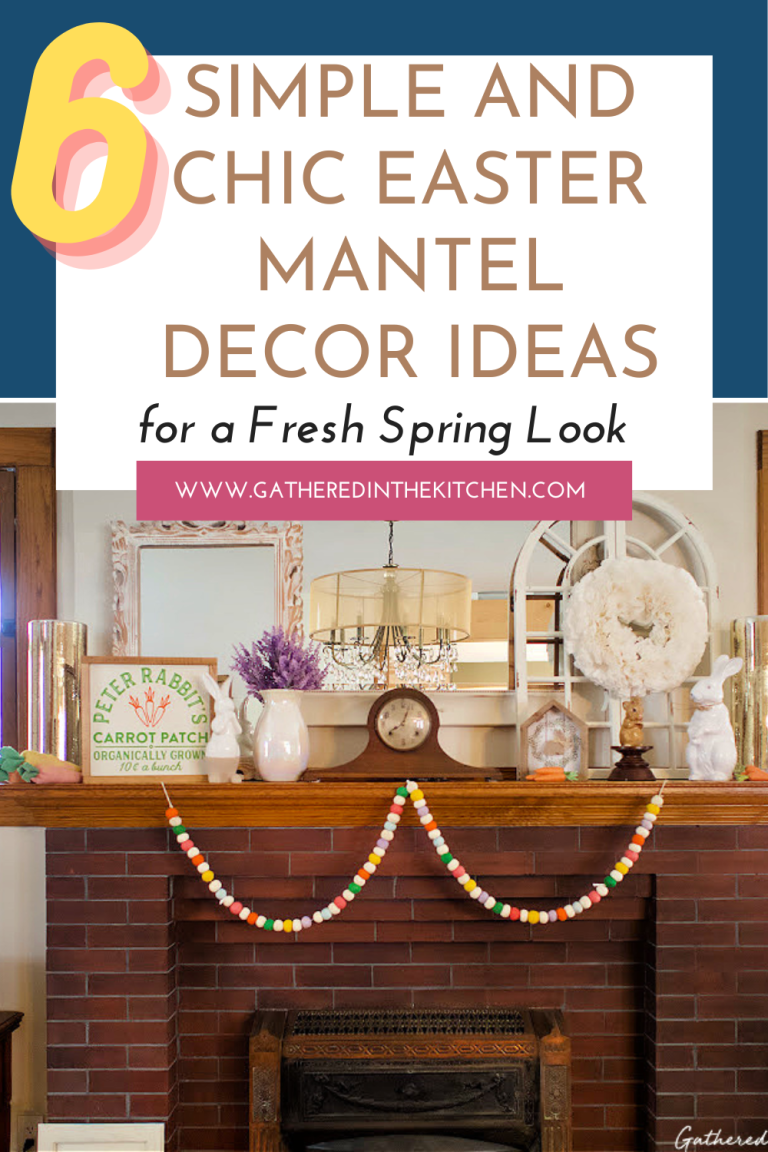 7 Simple and Chic Easter Mantel Decor Ideas for a Fresh Spring Look ...