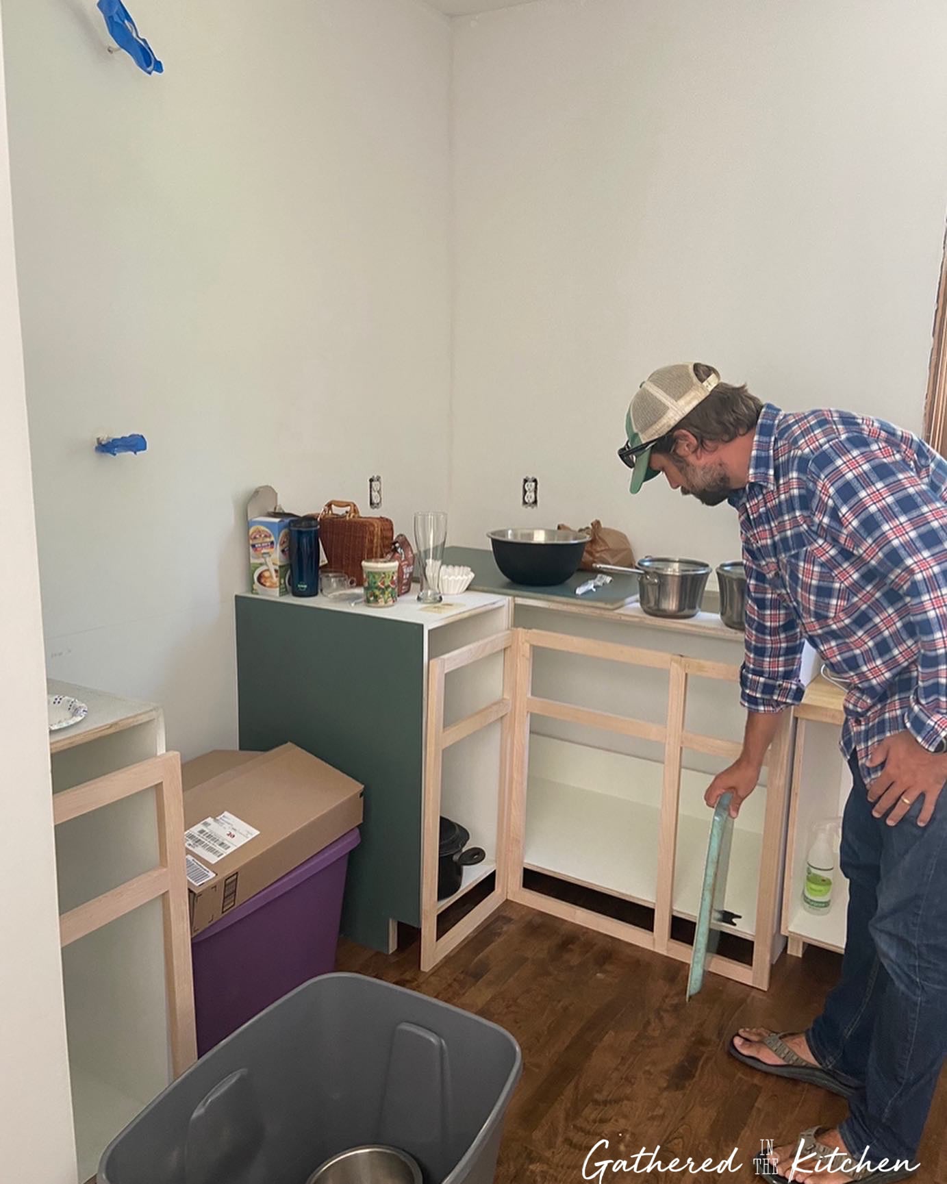Green Victorian Kitchen Renovation | Almost Complete | Gathered In The ...