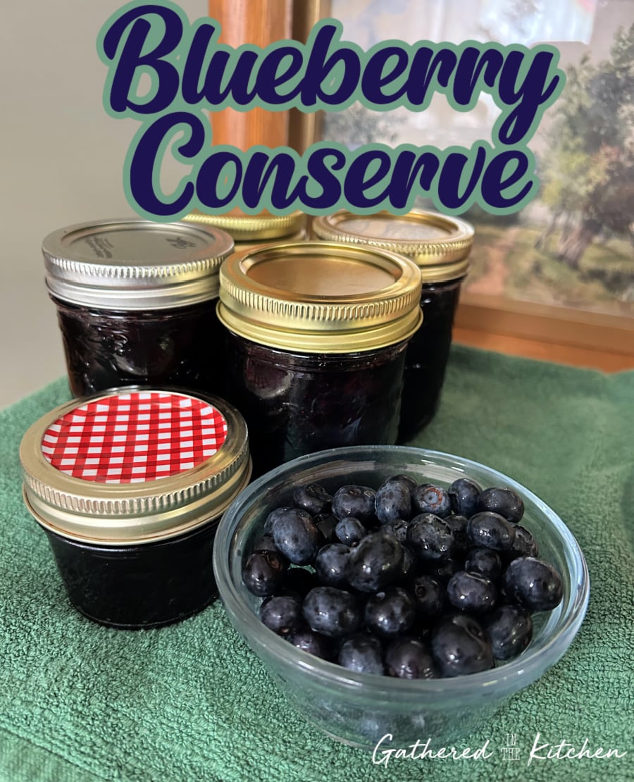Blueberry Conserve Recipe | Gathered In The Kitchen