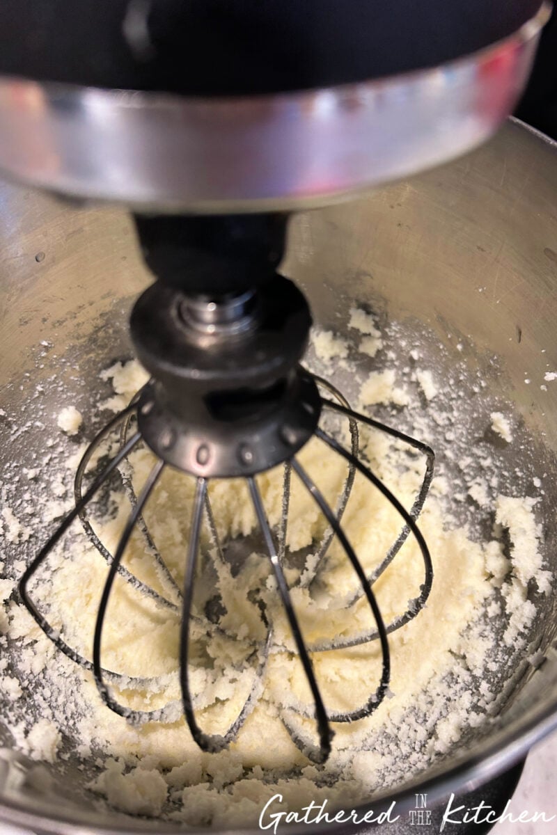 Creaming butter and sugar together for cookie dough | Gathered In The Kitchen 