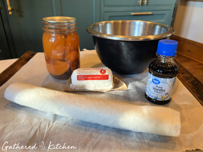 Spiced Pear Goat Cheese Danish Recipe | Gathered In The Kitchen 
